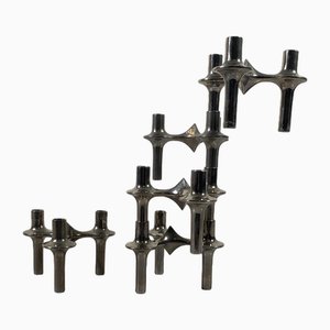 Stackable Candleholders from Stoff Nagel, Set of 5-OKG-2026463