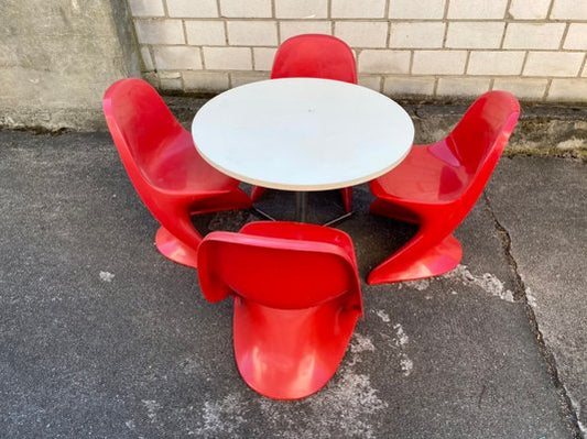 Stackable Casalino Childrens Chairs by Alexander Begge for Casala, 1970s, Set of 5