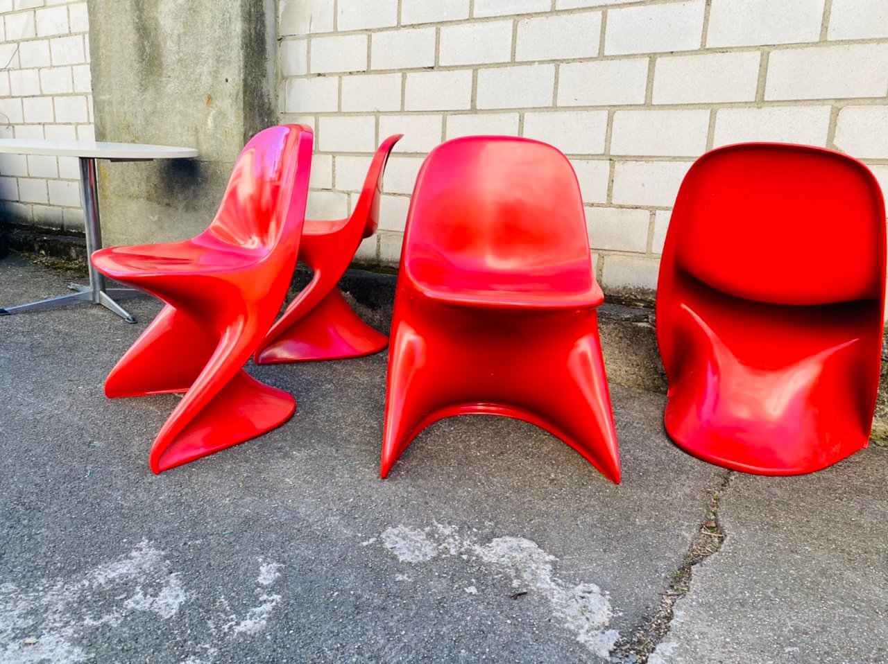 Stackable Casalino Childrens Chairs by Alexander Begge for Casala, 1970s, Set of 5