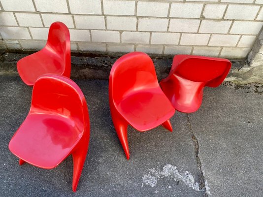 Stackable Casalino Childrens Chairs by Alexander Begge for Casala, 1970s, Set of 5-PYR-906969