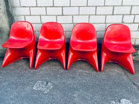 Stackable Casalino Childrens Chairs by Alexander Begge for Casala, 1970s, Set of 5-PYR-906969