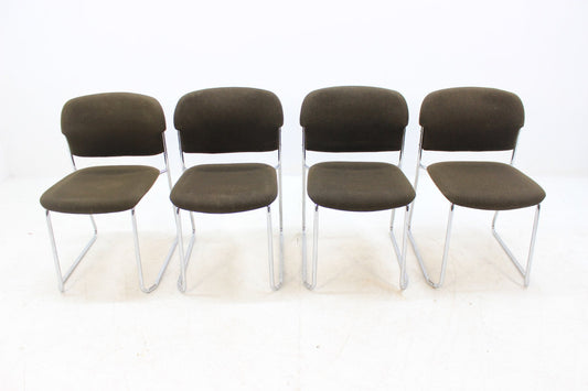 Stackable Chairs by Gerd Lange for Drabert, 1980s, Set of 4