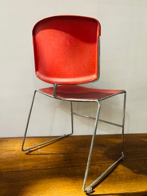 Stackable Chairs by Max Stacker for Steelcase, 1970, Set of 12-LA-1098580