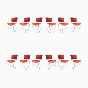 Stackable Chairs by Max Stacker for Steelcase, 1970, Set of 12-LA-1098580