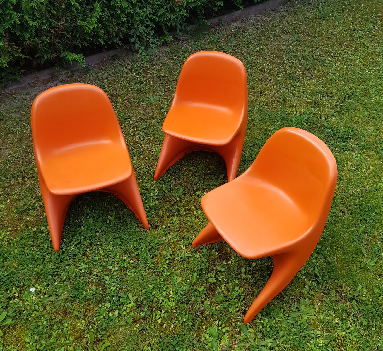 Stackable Childrens Casalino Chairs by Alexander Begge for Casala, 1970s, Set of 3