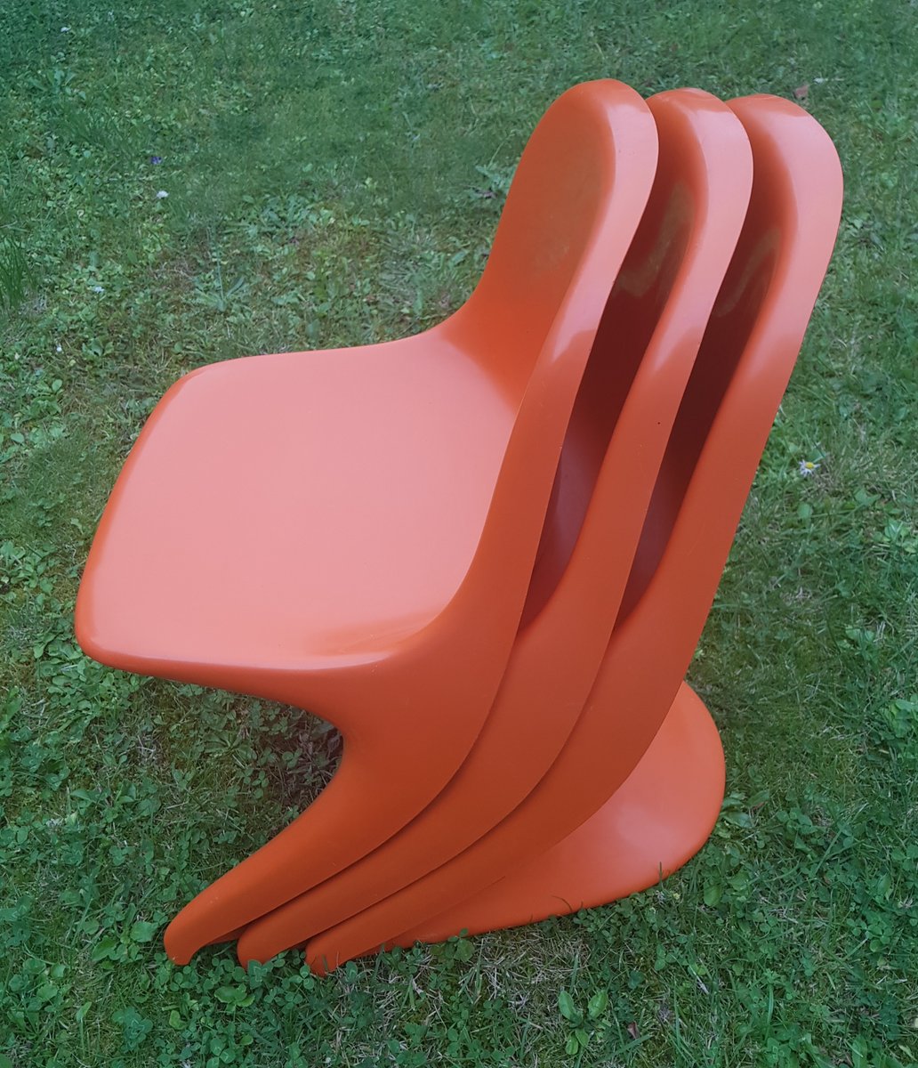 Stackable Childrens Casalino Chairs by Alexander Begge for Casala, 1970s, Set of 3