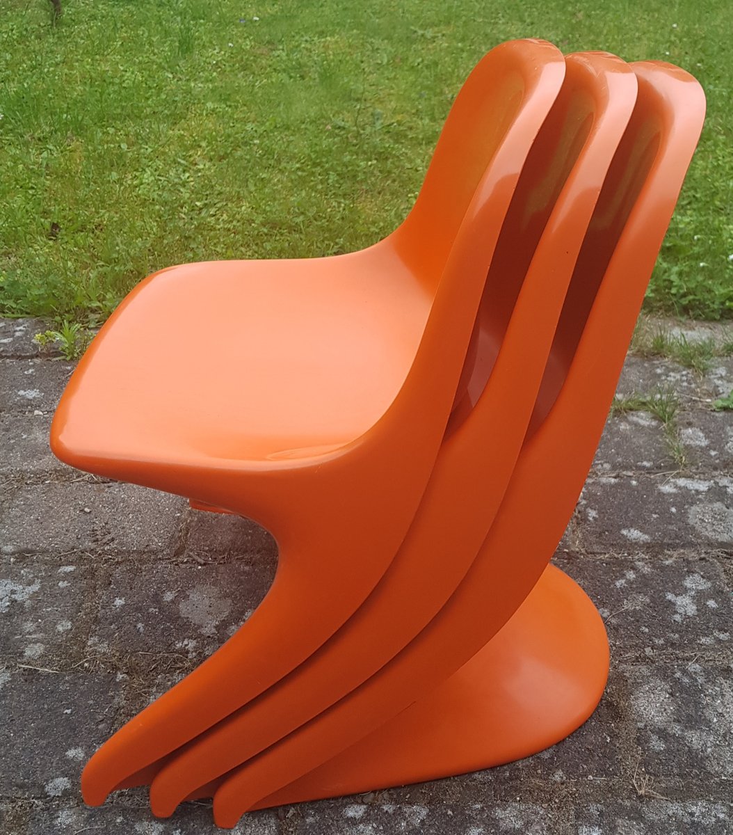 Stackable Childrens Casalino Chairs by Alexander Begge for Casala, 1970s, Set of 3