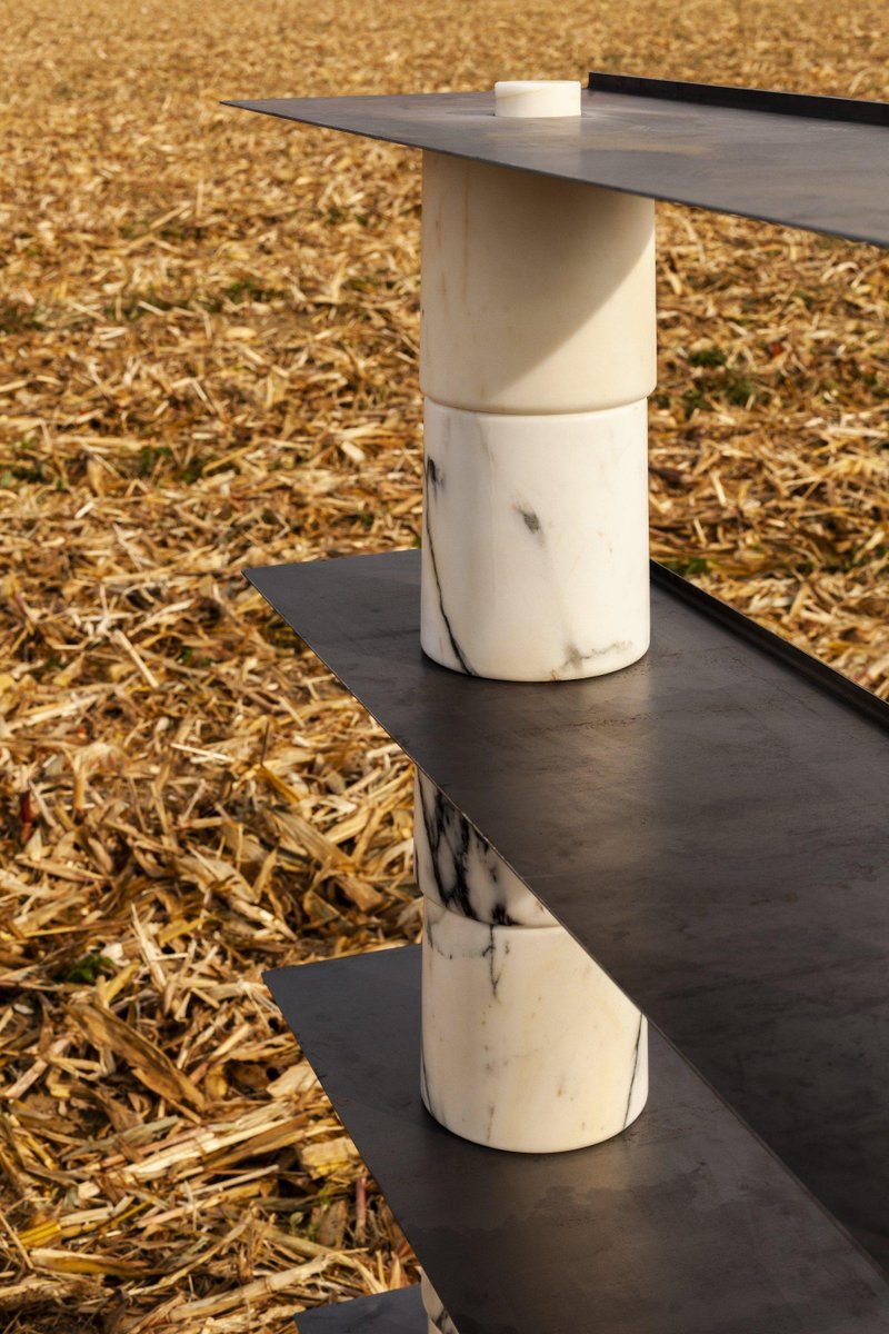 Stacked Marble Console Table by Samuele Brianza