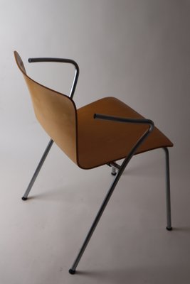 Stacking Chair by Vico Magistretti for Fritz Hansen Buchenholz, 1990s-ESB-1412029