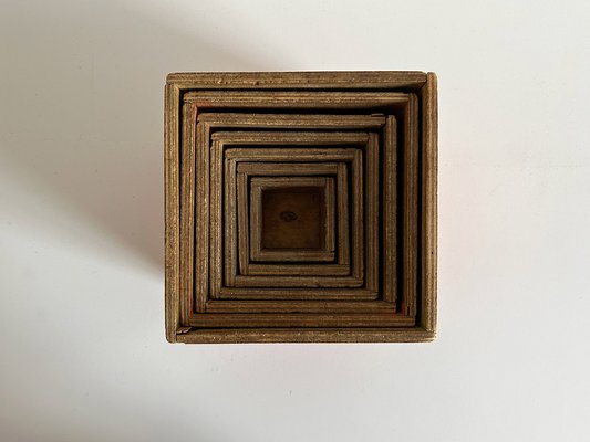 Stacking Cubes by Ko Verzuu for Ado, 1930s, Set of 7-RPY-1801238