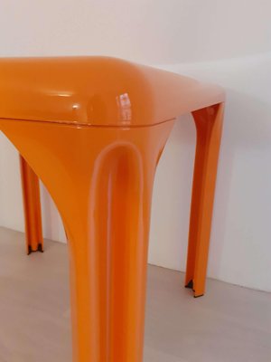 Stadium Table and Selene Chairs by Vico Magistretti for Artemide, Italy, 1970s, Set of 4-PCO-1806703