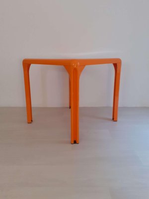 Stadium Table and Selene Chairs by Vico Magistretti for Artemide, Italy, 1970s, Set of 4-PCO-1806703