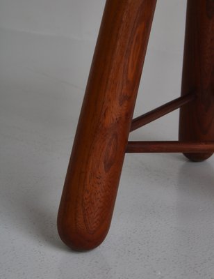 Stained Elm Mosaic Side Table by Otto Færge, Denmark, 1940s-WRF-1313475