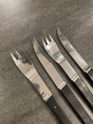 Stainless Steel 3010 Cutlery by Helmut Alder for Amboss, 1957, Set of 4-SEI-1091730