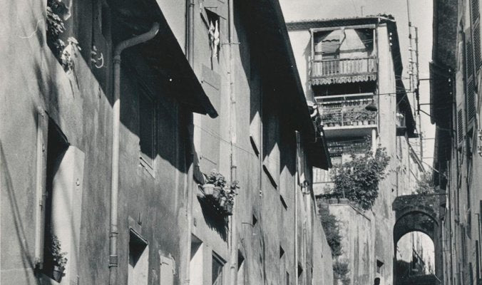 Stairs, France, 1950s, Black & White Photograph-DYV-1239308