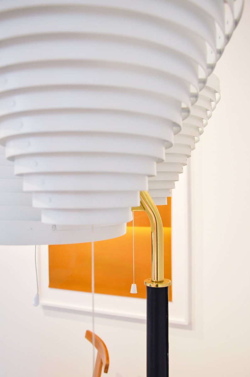 Standard Floor Lamp A 809 attributed to Alvar Aalto, 1970s