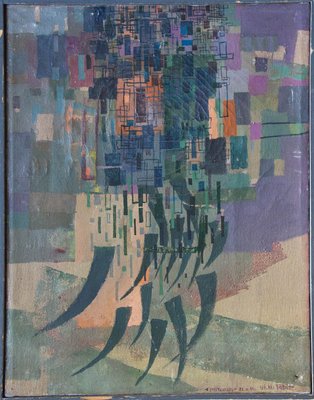 Stanisław Tabisz, Screens, 1984, Oil on Canvas-FSD-1117564