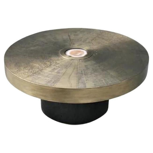 Star Trek Round Brass Coffee Table by Brutalist Be