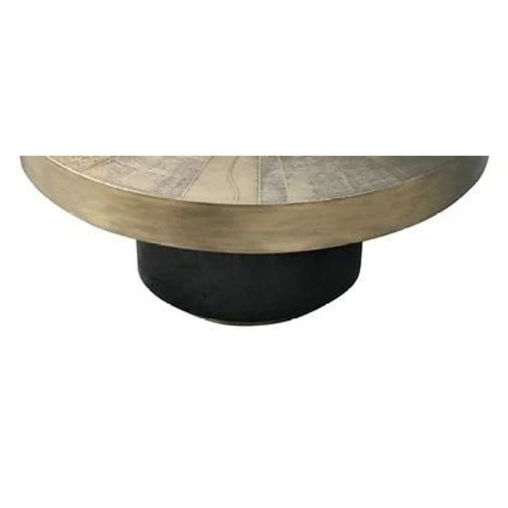 Star Trek Round Brass Coffee Table by Brutalist Be