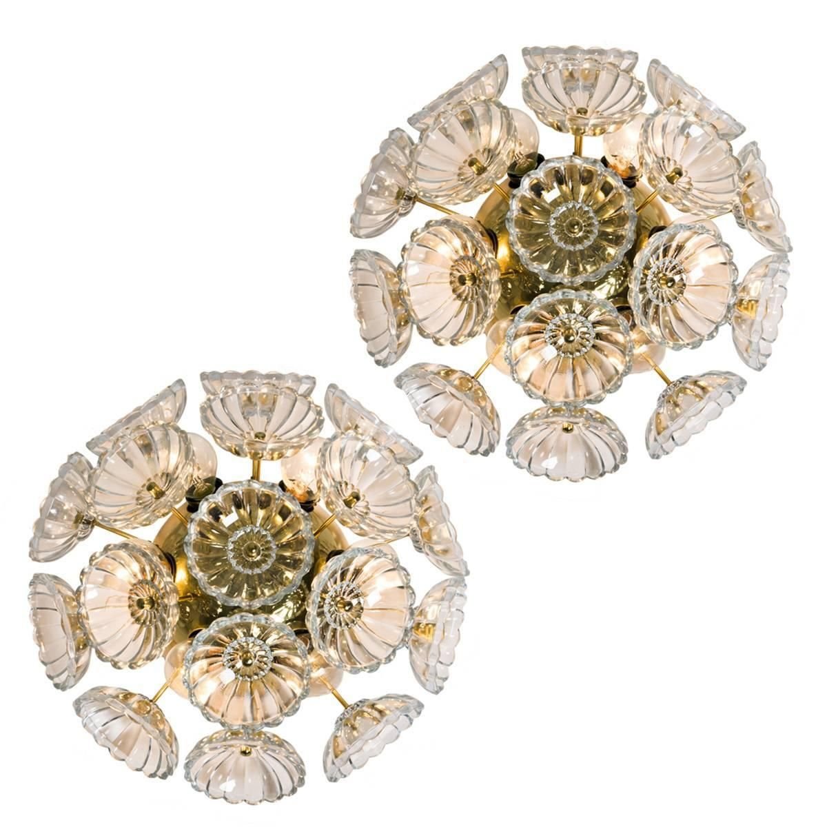 Starburst Flower Wall Lights and Chandeliers by Together, Set of 5