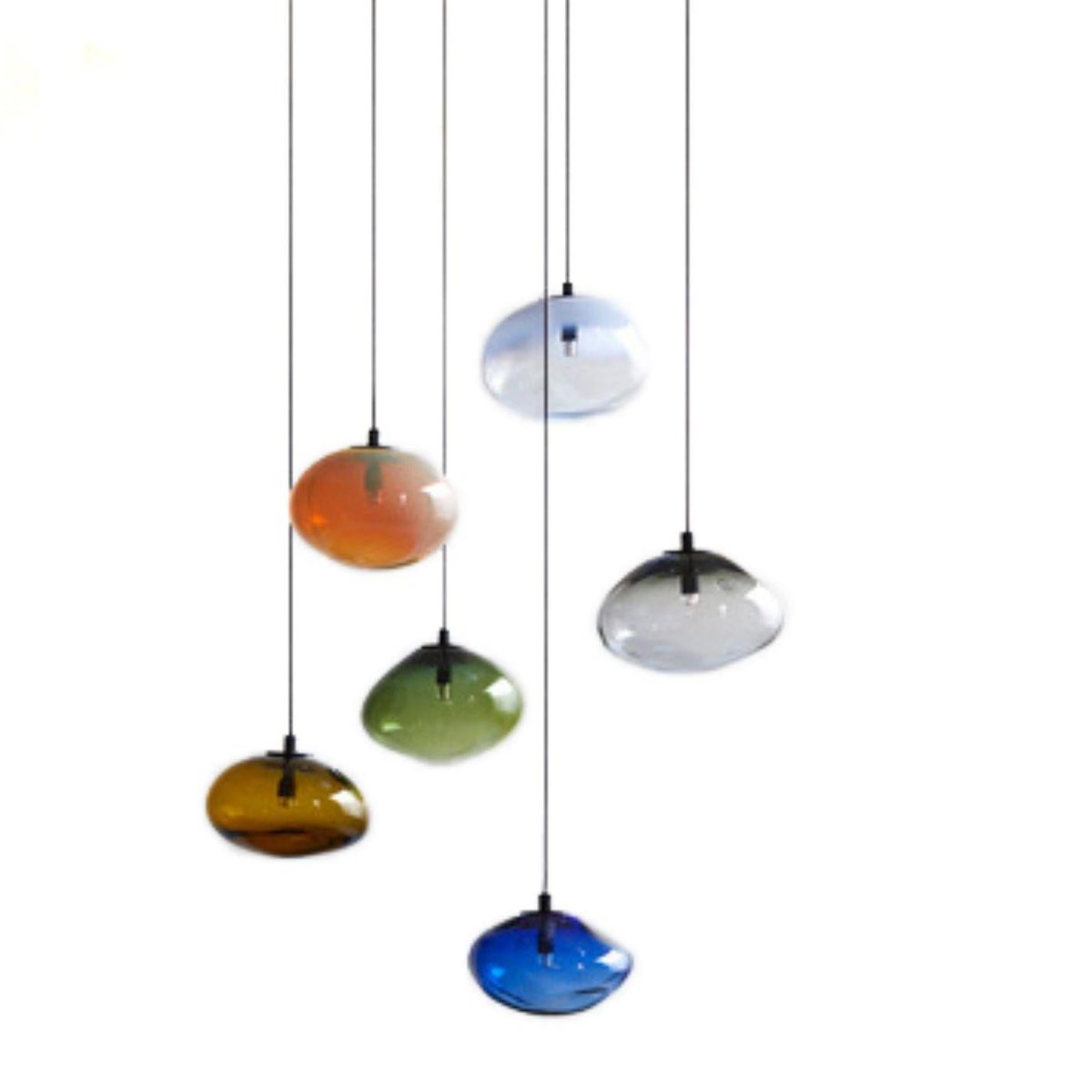 Starglow Pendants by Eloa, Set of 6