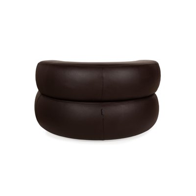 States Lounger and Stool in Leather from La Nuova Casa, Set of 2-RQW-2026529