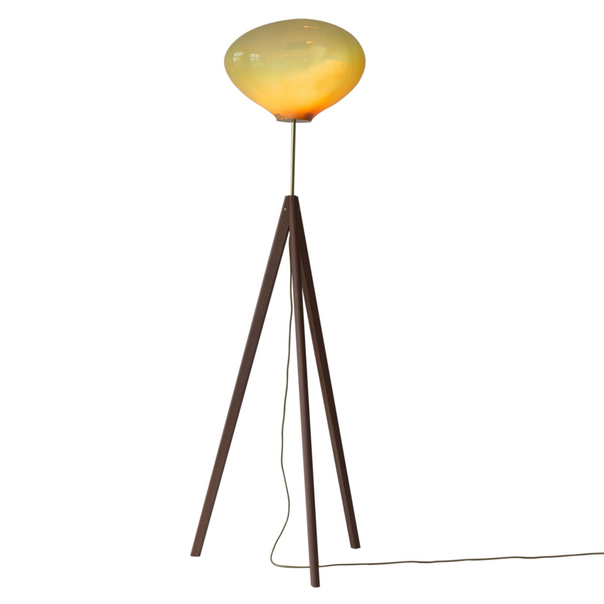 Stati X Amber Iridescent Floor Lamp by Eloa