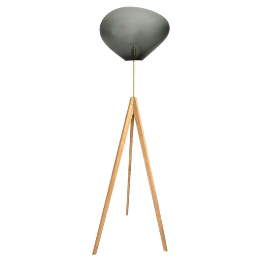 Stati X Silver Smoke Floor Lamp by Eloa