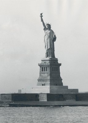 Statue of Liberty, USA, 1960s, Black & White Photograph-DYV-1245426