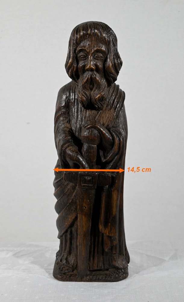 Statue of St Paul in Oak, Mid-1800s