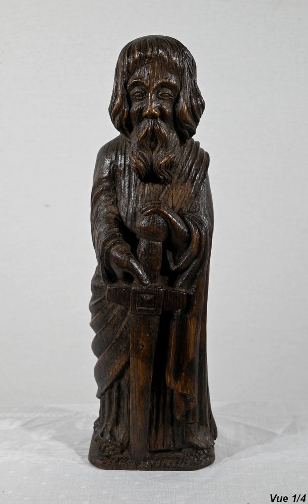 Statue of St Paul in Oak, Mid-1800s