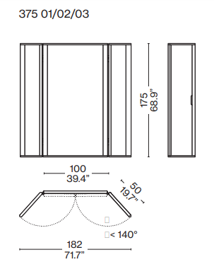 STAY Stay Screen - only screen by Cassina