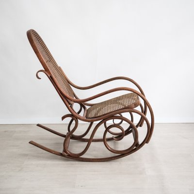 Steamed Wooden Rocking Chair-NZV-1231397