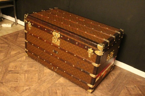 Steamer Trunk in Monogram from Louis Vuitton, 1920s-YF-1397538