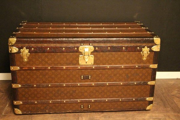 Steamer Trunk in Monogram from Louis Vuitton, 1920s-YF-1397538