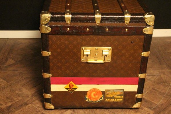 Steamer Trunk in Monogram from Louis Vuitton, 1920s-YF-1397538