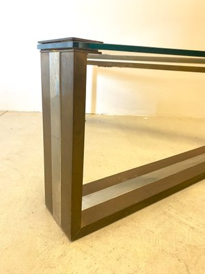 Steel and Brass Table, 1970s-NPC-1326089