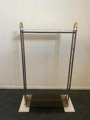 Steel and Brass Wardrobe Stand, 1970-IJR-1083905