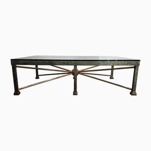 Steel and Wrought Iron Coffee Table, 1940s-BA-1438030