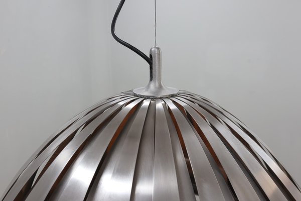 Steel Calotta Pendant Lamp from Martinelli Luce, 1960s-ZQ-1802333