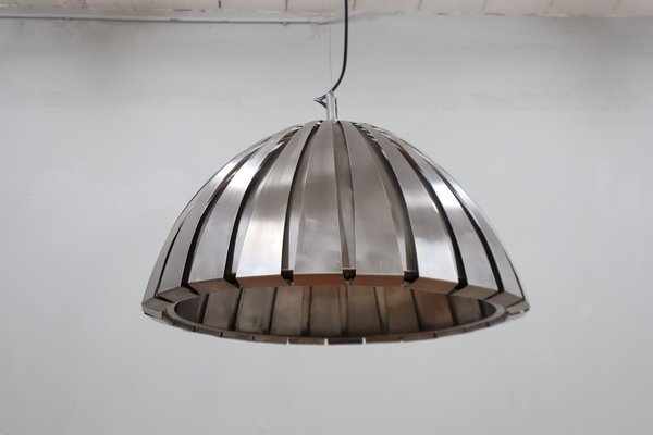 Steel Calotta Pendant Lamp from Martinelli Luce, 1960s-ZQ-1802333