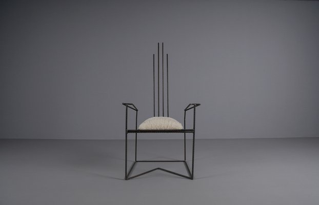 Steel Cantilever Armchair, 1990s-KQB-1421660