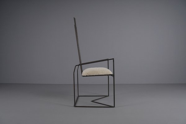 Steel Cantilever Armchair, 1990s-KQB-1421660