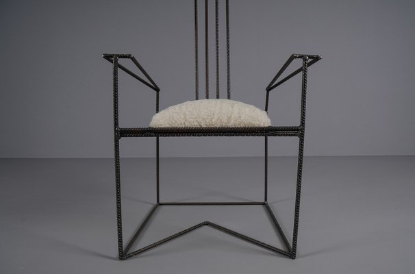 Steel Cantilever Armchair, 1990s-KQB-1421660