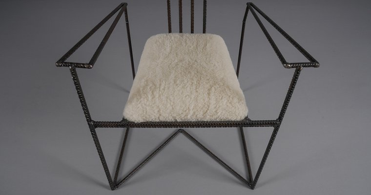 Steel Cantilever Armchair, 1990s-KQB-1421660