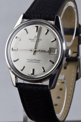 Steel Chronometer Watch from Breitling, Switzerland, 1960s-LOB-692440