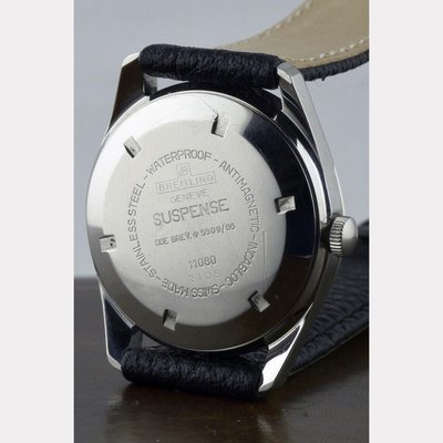 Steel Chronometer Watch from Breitling, Switzerland, 1960s-LOB-692440