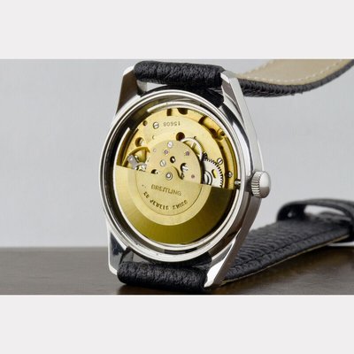 Steel Chronometer Watch from Breitling, Switzerland, 1960s-LOB-692440