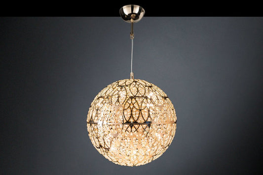 Steel & Crystal Earth Arabesque 50 Ceiling Lamp from Vgnewtrend