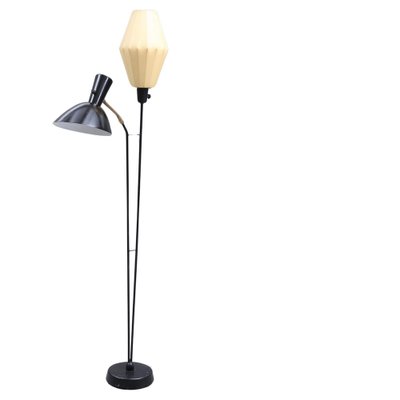 Steel Floor Lamp by Hans Bergström for Ateljé Lyktan, 1950s-AX-1757886